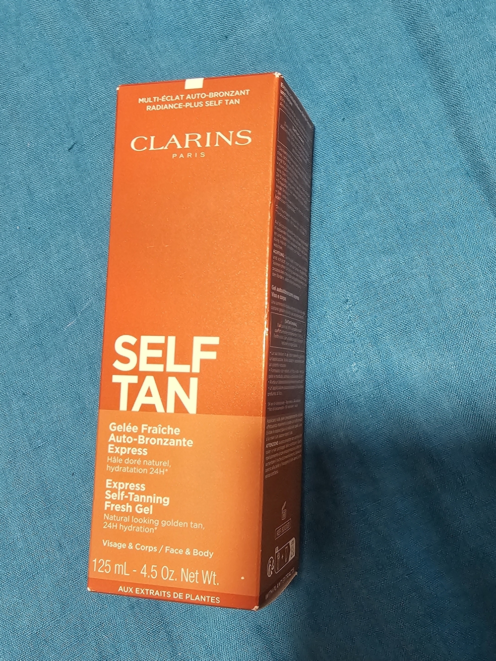 Clarins Self Tan Express self-tanninh Fresh Gel — NIB